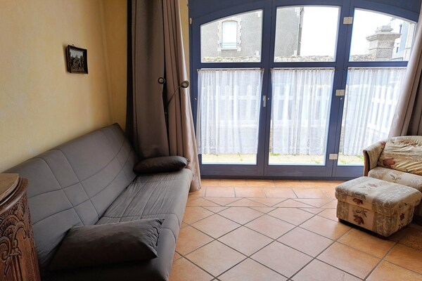Rustiek appartement op 180 meter van het strand in Le Pouldu - thumbnail 4