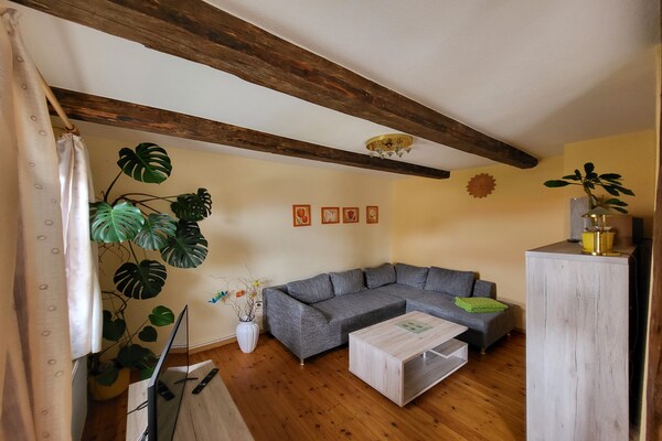 Rustiek appartement aan de bosrand in Hüttenrode, vlakbij de Harz - thumbnail 2