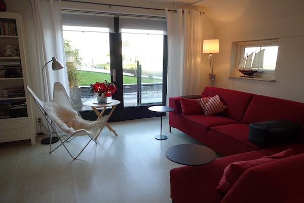 Villa ten Hoeve: Wellnessvilla met eigen aanlegsteiger aan het Schildmeer - thumbnail 3