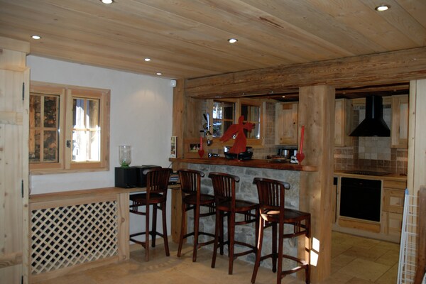 Authentiek chalet voor 7 personen in Les Houches met tuin en zicht op de Mont Blanc - thumbnail 2
