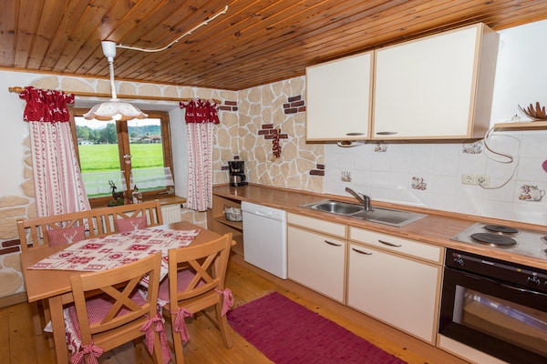 Heidi: Landelijk appartement in Übersee met tuin, dichtbij Chiemsee - thumbnail 4
