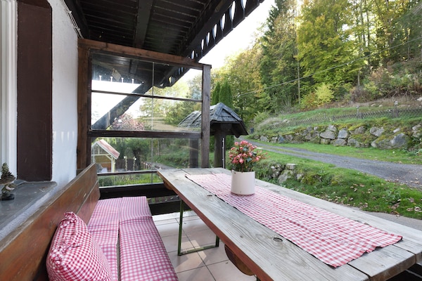 Licht appartement in voormalig boswachtershuis op 900m hoogte in Dachsberg - thumbnail 4