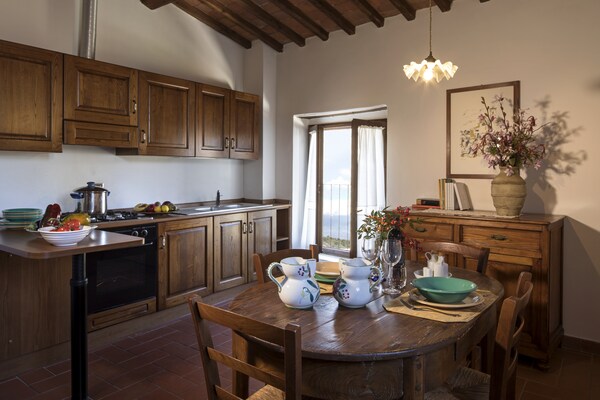 Rustiek appartement op wijndomein nabij Greve in Chianti - thumbnail 3