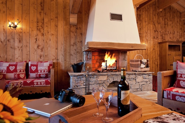 Chalet Le Refuge 4: 14-persoons appartement met sauna direct aan de piste in La Rosière - thumbnail 6