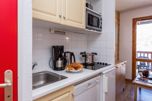 Sneeuwzeker appartement in Valmeinier met zwembad en uitzicht - thumbnail 4
