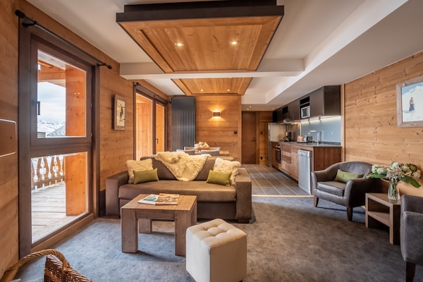 Authentiek chalet-appartement op 300m van de piste in Val Thorens - thumbnail 2