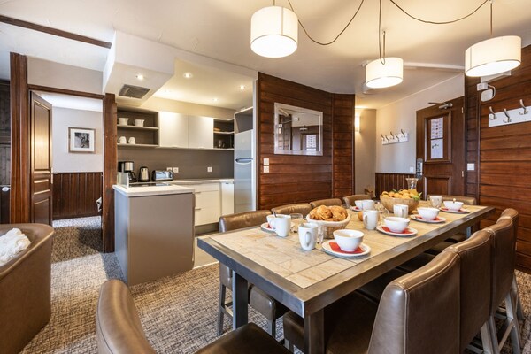 Ruim chalet-appartement in Val Thorens, direct aan de piste, 10 personen - thumbnail 4