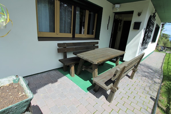 Rustiek chalet direct aan de piste in het bosrijke Nassfeld - thumbnail 5