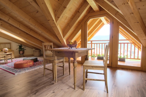 Renetta Mansarda: sfeervol appartement in authentiek agriturismo, Val di Non - thumbnail 5