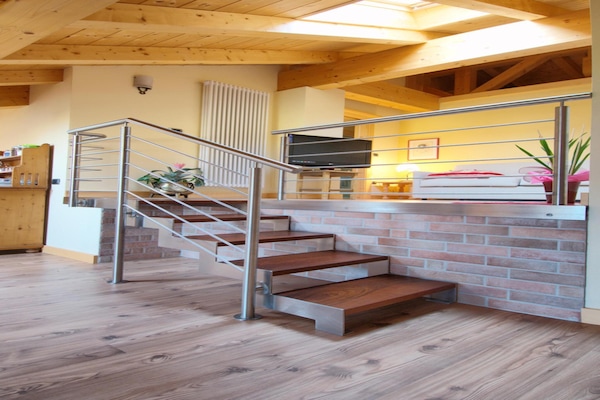 Renetta Mansarda: sfeervol appartement in authentiek agriturismo, Val di Non - thumbnail 3