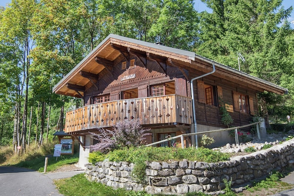 Chalet Le Nid Zut: Vrijstaand chalet in het bos op 200m van de skilift in Châtel - thumbnail 2