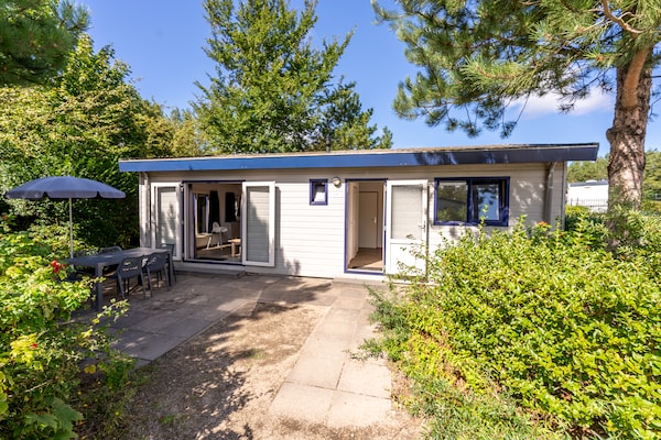 Vrijstaand chalet aan zee in Egmond voor 6 personen, honden welkom - thumbnail 1