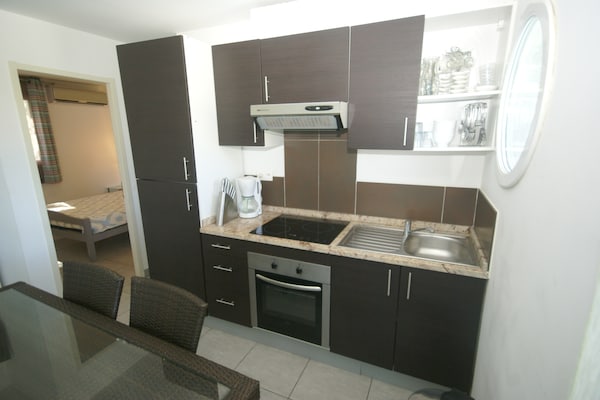 Appartement Alizé: 300m van strand Moriani-Plage met zwembad en balkon - thumbnail 3