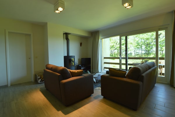 Rustiek appartement voor 4 in de bossen bij Gros-Fays, Ardennen - thumbnail 5