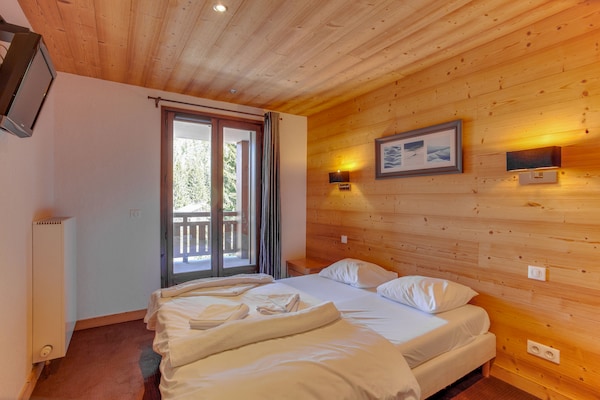 Authentiek appartement voor 6 in Vallorcine met zwembad en bergzicht - thumbnail 3