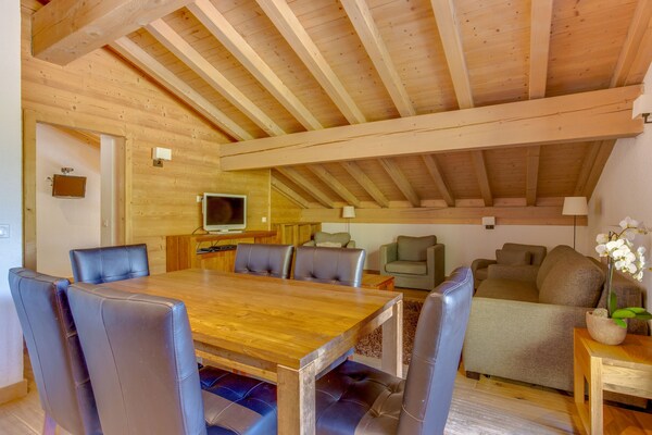Comfortabel appartement voor 6 in Vallorcine, vlakbij de pistes - thumbnail 3