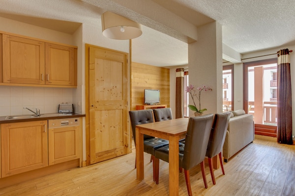 Knus appartement 4p in Vallorcine met zwembad, vlakbij skipistes - thumbnail 2