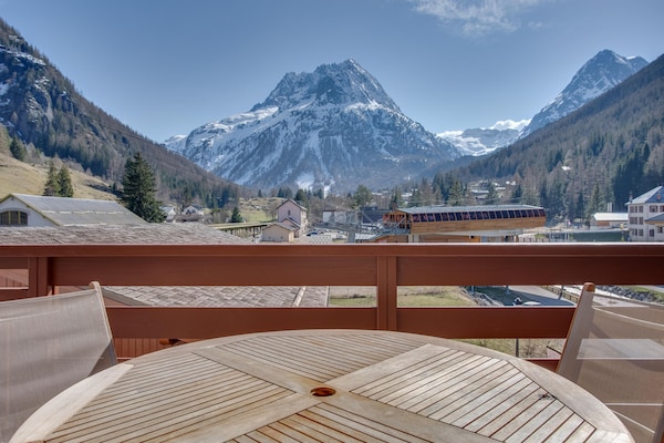 Knusse studio in Vallorcine met zwembad, vlakbij Chamonix - thumbnail 4
