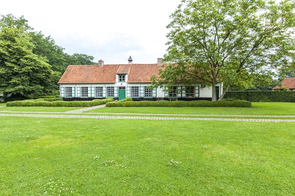 Authentieke boerderij voor 18 personen met zwembad en sauna in Beernem - thumbnail 5