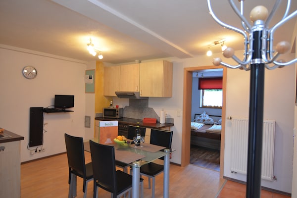 Knus appartement met tuin op 1 km van meer en skipiste in Lechbruck - thumbnail 5