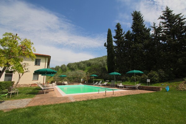 Authentiek Toscaans appartement op biologische wijnboerderij bij San Gimignano - thumbnail 3