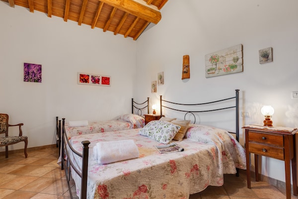 Romantisch boerderij-appartement in de Toscaanse heuvels bij Buonconvento - thumbnail 6