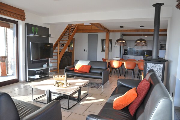 La Colline: Luxe vakantiehuis met sauna in het bos van Somme-Leuze - thumbnail 2