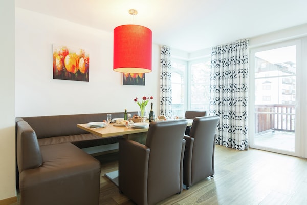 Aan de piste: Modern appartement Schatzspitze in Leogang - thumbnail 3
