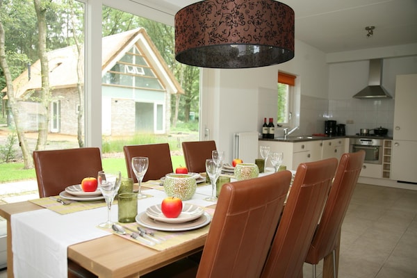 Luxe vrijstaande villa op vakantiepark in rustig Ruinen, Drenthe - thumbnail 4