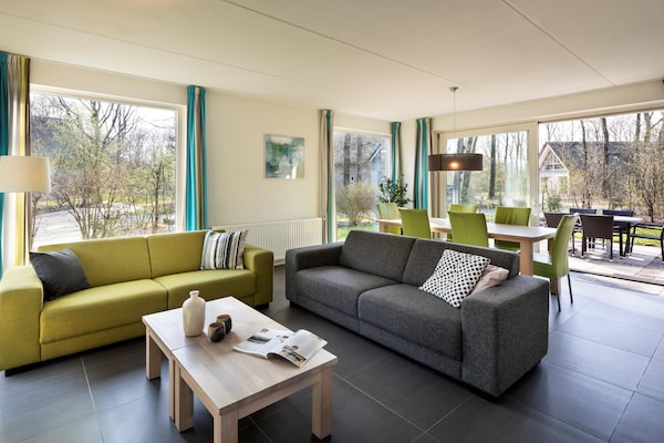 Luxe vrijstaande villa op vakantiepark in rustig Ruinen, Drenthe - thumbnail 2