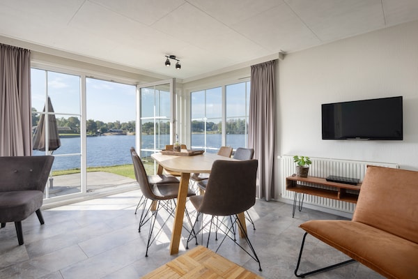 Comfortabel chalet met airconditioning en tuin op Recreatiepark Tolplas - thumbnail 3
