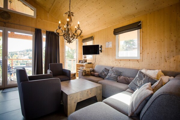 Chalet met sauna en bubbelbad op 1800m in Turracherhöhe voor 12 personen - thumbnail 3
