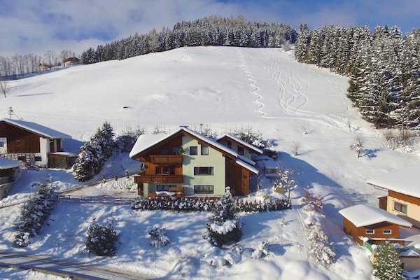 Op 1,2 km van de piste: zonnig appartement in Wagrain voor 3 personen - thumbnail 3