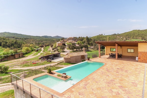 Landhuis El Puig de Vilapost met privézwembad in de bossen bij Barcelona - thumbnail 1