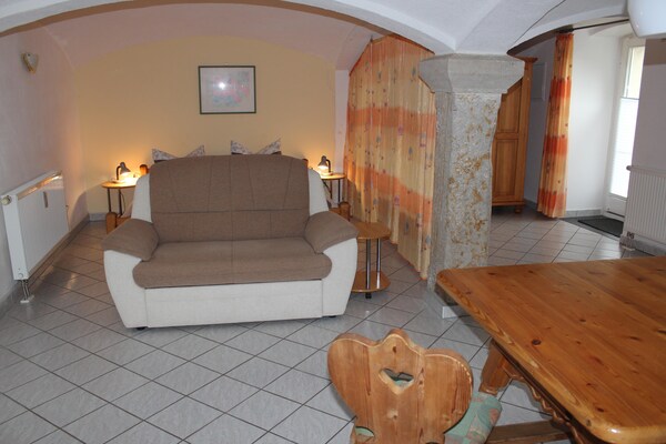 Romantisch bosappartement voor 2 in de Sächsische Schweiz bij Struppen - thumbnail 3