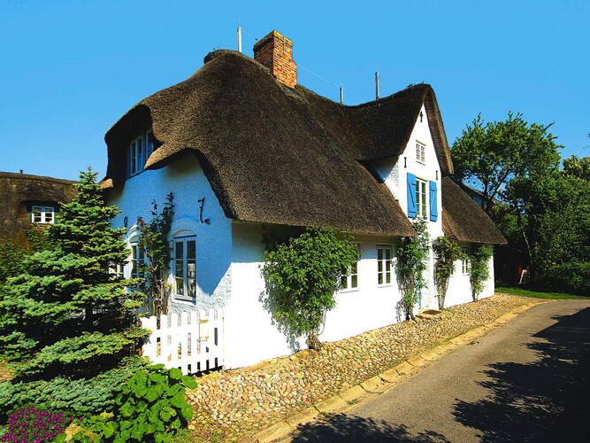 Semi-detached houses, Oldsum auf Föhr Ferienwohnung an der Nordsee