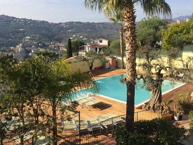 Appartement in der Ferienanlage Villa Giada in Imp Ferienwohnung in Italien