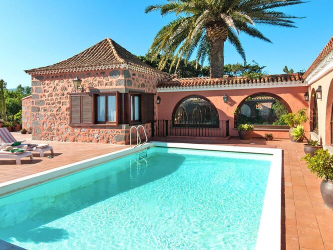 Villa Mansión Bandama mit Pool in Santa Br& Ferienhaus in Spanien