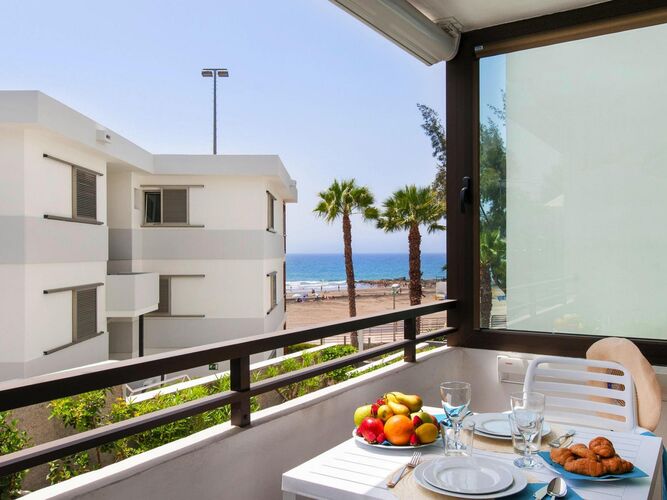Wohnung mit seitlichem Meerblick in San August&iac Ferienwohnung  Gran Canaria