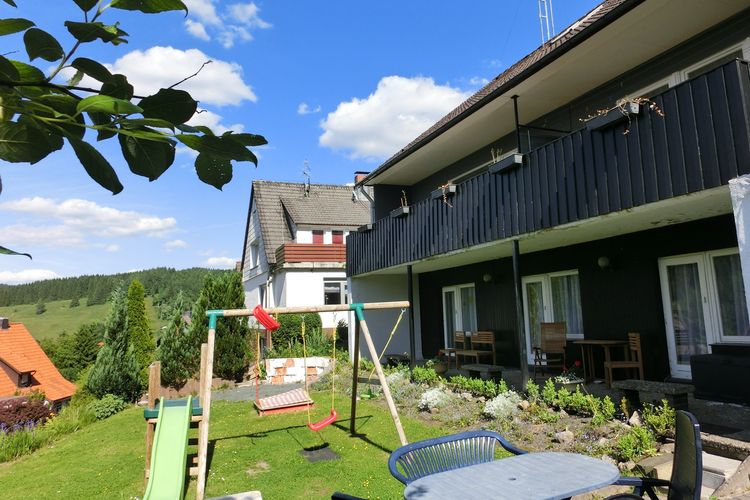 Vrijstaande groepsaccommodatie met grote tuin en speeltuin in Oberharz