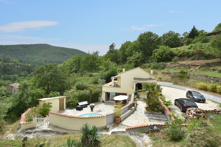 Vakantiehuizen Frankrijk | Languedoc-roussillon | Villa te huur in Molieres-Sur-Ceze met zwembad  met wifi 4 personen