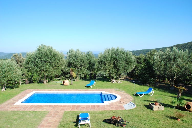 Ruime villa in Romanya de la Selva met zwembad