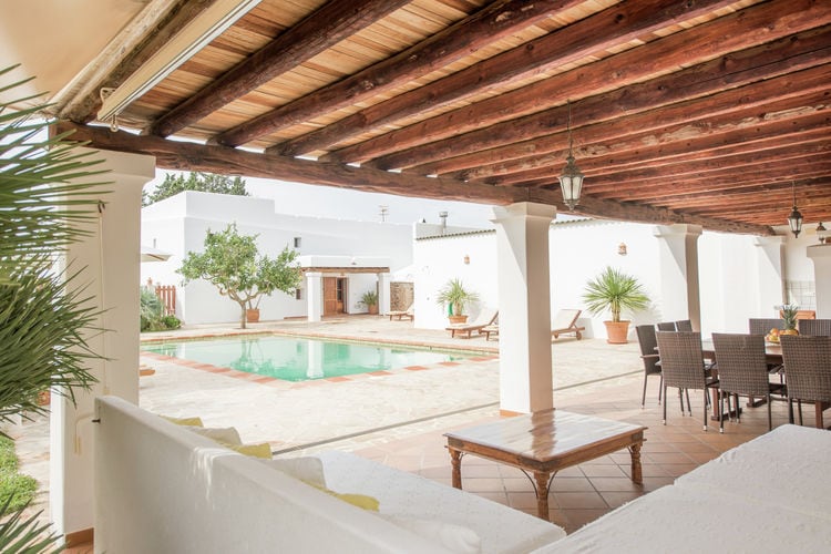 Vakantiehuizen Spanje | Ibiza | Vakantiehuis te huur in Santa-Gertrudis met zwembad  met wifi 12 personen