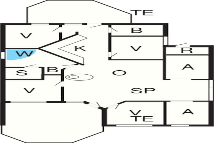 V135 SW-Plattegrond