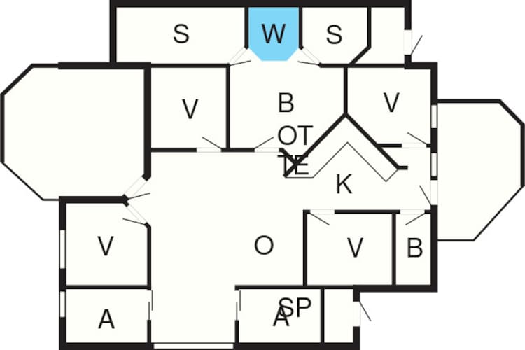 VENUS 155, WELLNESS-Grundriss