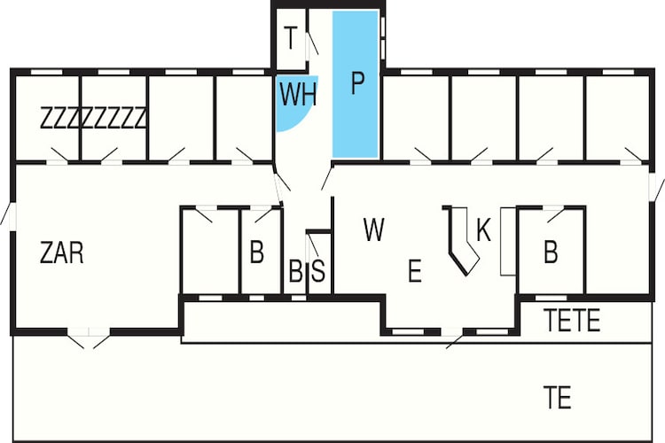 18 person holiday home in Fanø-Floor plan