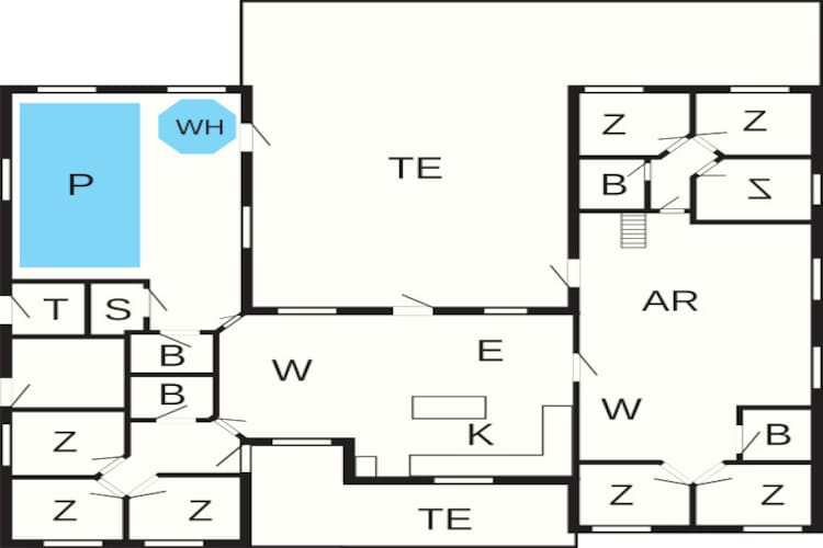22 persoons vakantie huis in Nexø - Plattegrond