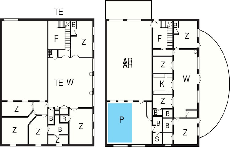 26 person holiday home in Lunderskov-Floor plan