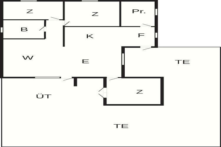 6 persoons vakantie huis in Hadsund - Plattegrond