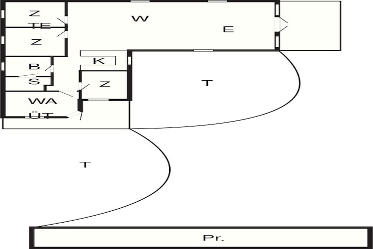 Afgelegen toevluchtsoord in Koldkaer -- By Traum Ferienwohnungen-Plattegrond